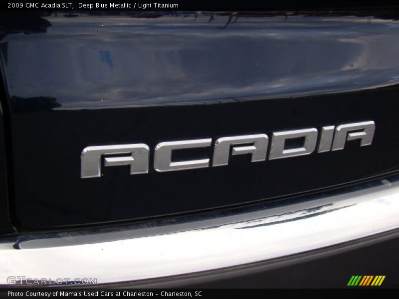 Deep Blue Metallic / Light Titanium 2009 GMC Acadia SLT