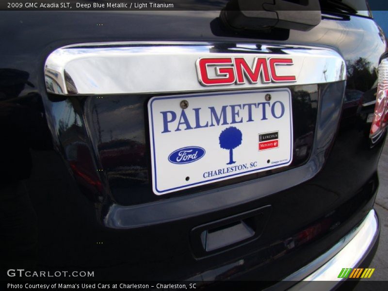 Deep Blue Metallic / Light Titanium 2009 GMC Acadia SLT