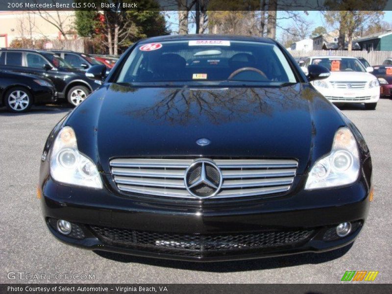 Black / Black 2006 Mercedes-Benz CLS 500