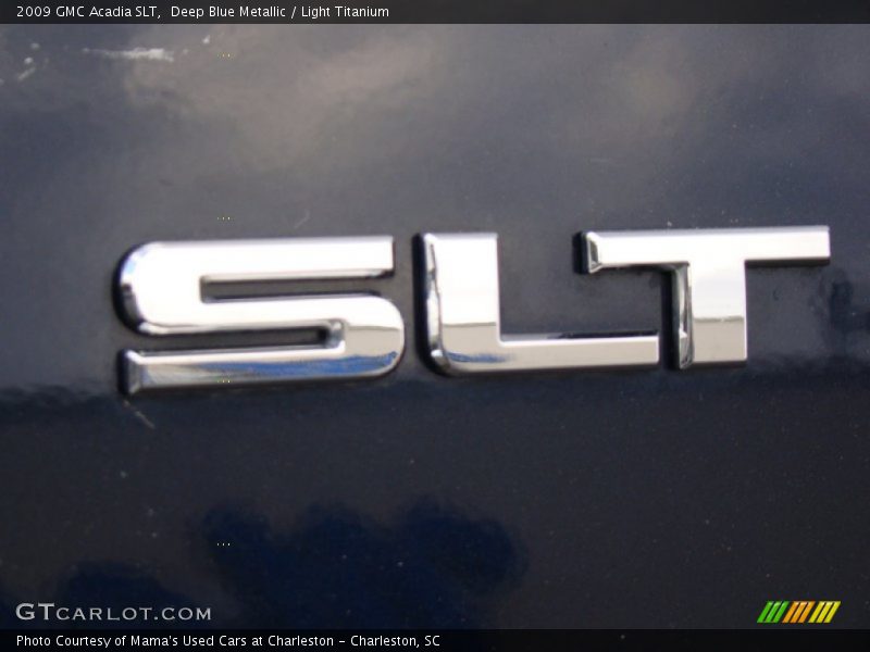 Deep Blue Metallic / Light Titanium 2009 GMC Acadia SLT