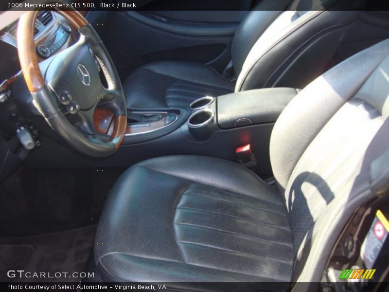 Black / Black 2006 Mercedes-Benz CLS 500