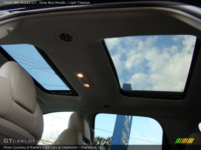 Deep Blue Metallic / Light Titanium 2009 GMC Acadia SLT