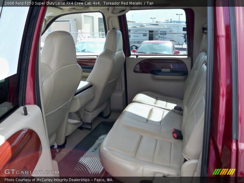 Toreador Red Metallic / Tan 2006 Ford F350 Super Duty Lariat FX4 Crew Cab 4x4