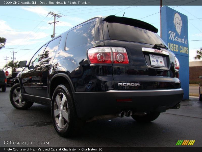 Deep Blue Metallic / Light Titanium 2009 GMC Acadia SLT