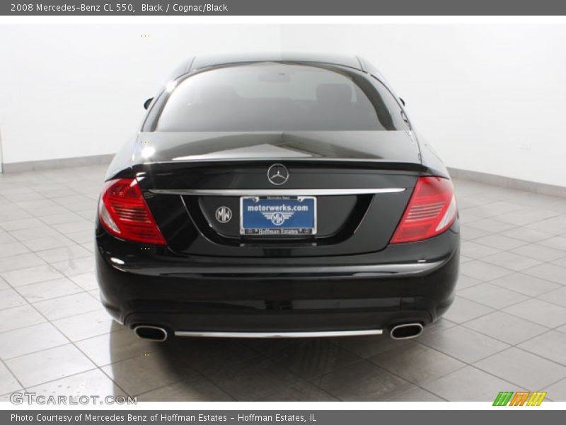 Black / Cognac/Black 2008 Mercedes-Benz CL 550