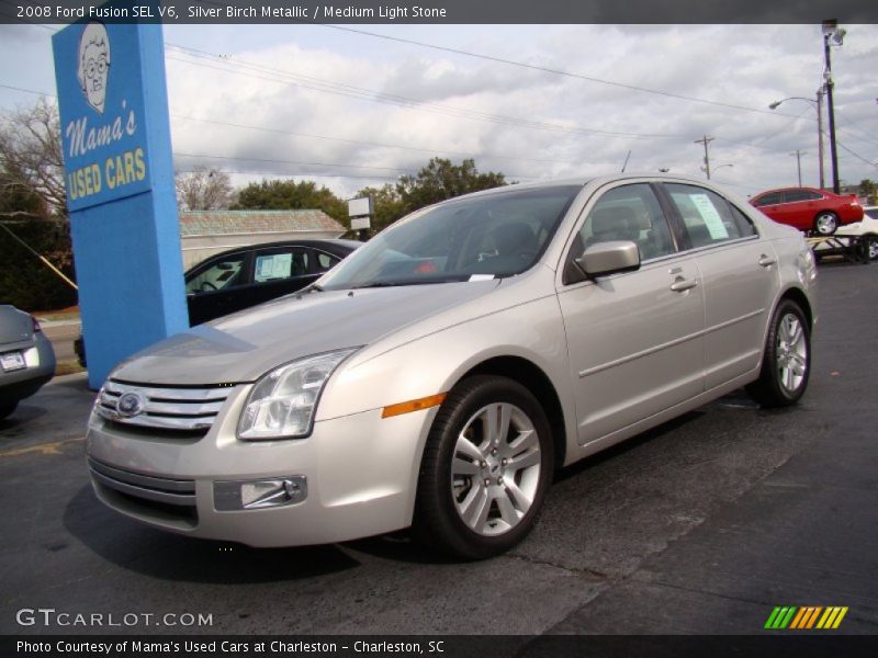 Silver Birch Metallic / Medium Light Stone 2008 Ford Fusion SEL V6