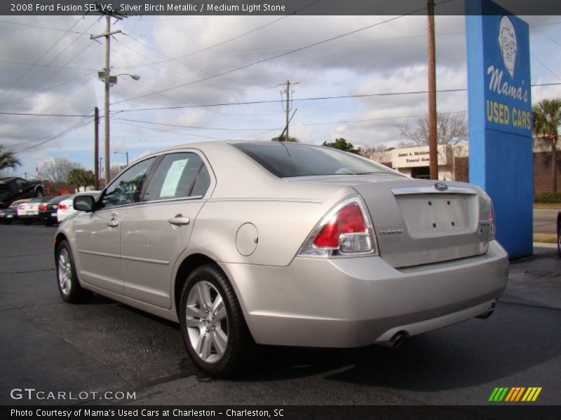 Silver Birch Metallic / Medium Light Stone 2008 Ford Fusion SEL V6