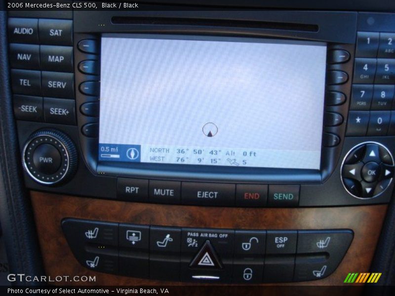 Black / Black 2006 Mercedes-Benz CLS 500