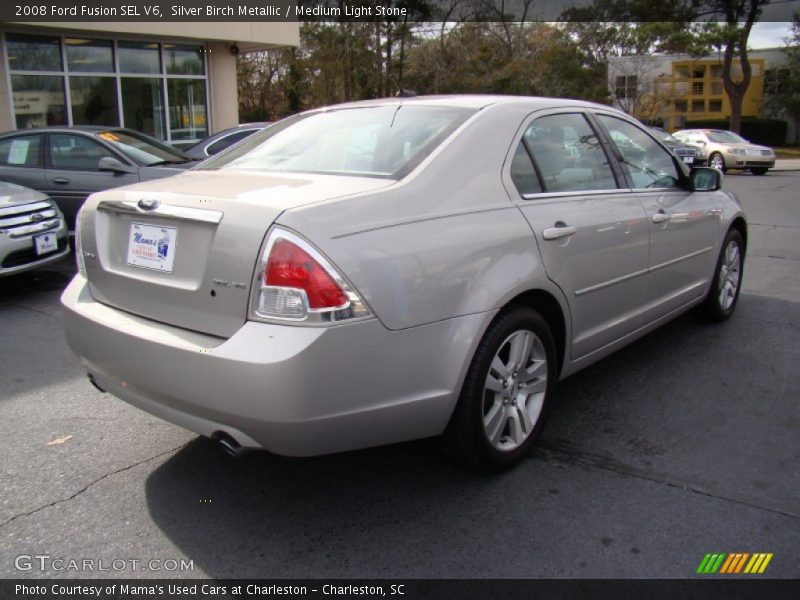 Silver Birch Metallic / Medium Light Stone 2008 Ford Fusion SEL V6