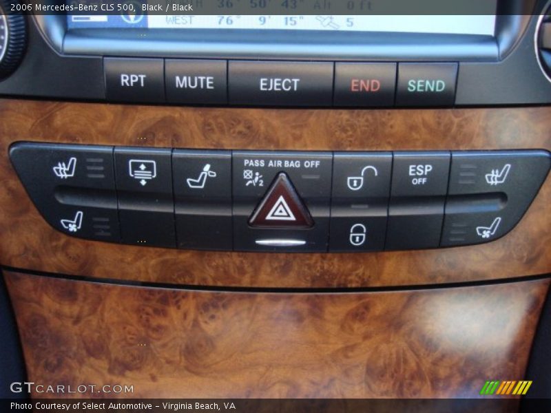 Black / Black 2006 Mercedes-Benz CLS 500