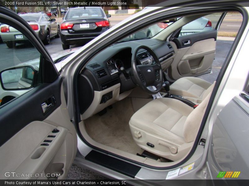 Silver Birch Metallic / Medium Light Stone 2008 Ford Fusion SEL V6