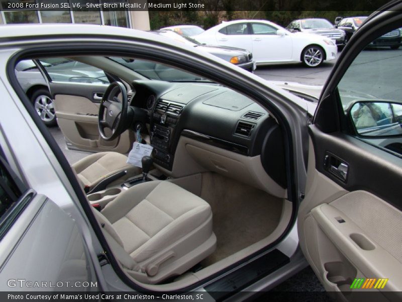 Silver Birch Metallic / Medium Light Stone 2008 Ford Fusion SEL V6