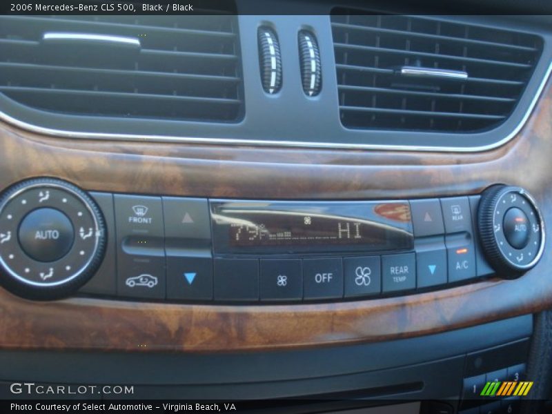 Black / Black 2006 Mercedes-Benz CLS 500