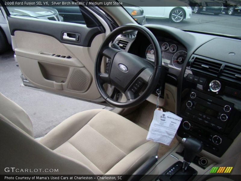 Silver Birch Metallic / Medium Light Stone 2008 Ford Fusion SEL V6