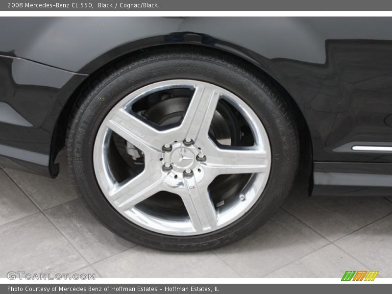 Black / Cognac/Black 2008 Mercedes-Benz CL 550