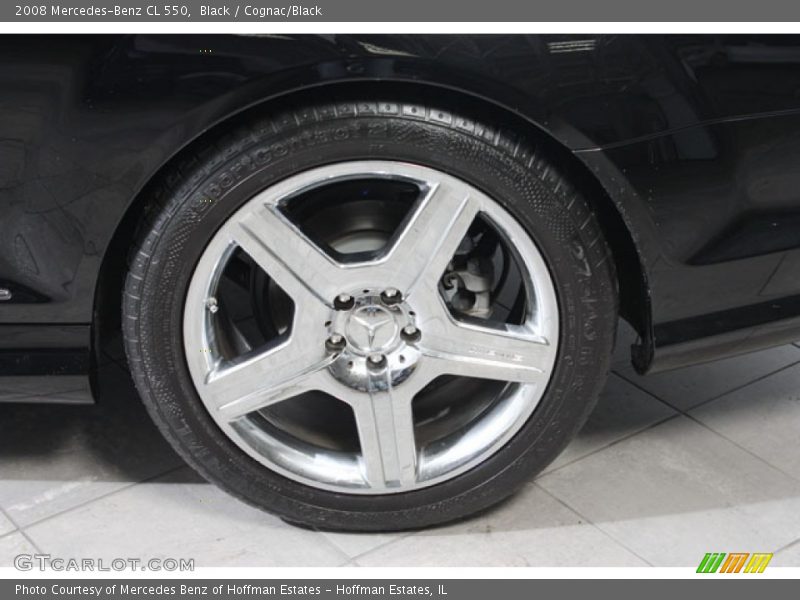 Black / Cognac/Black 2008 Mercedes-Benz CL 550
