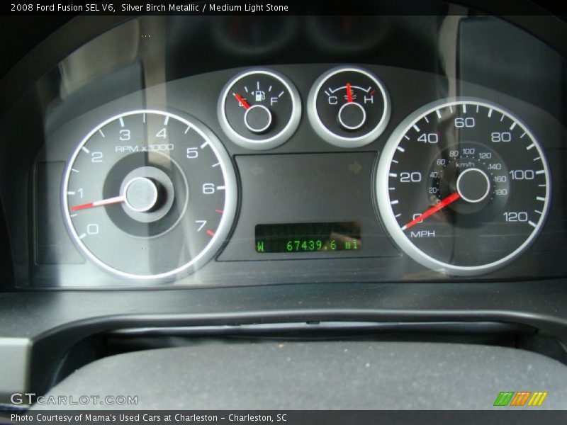 Silver Birch Metallic / Medium Light Stone 2008 Ford Fusion SEL V6