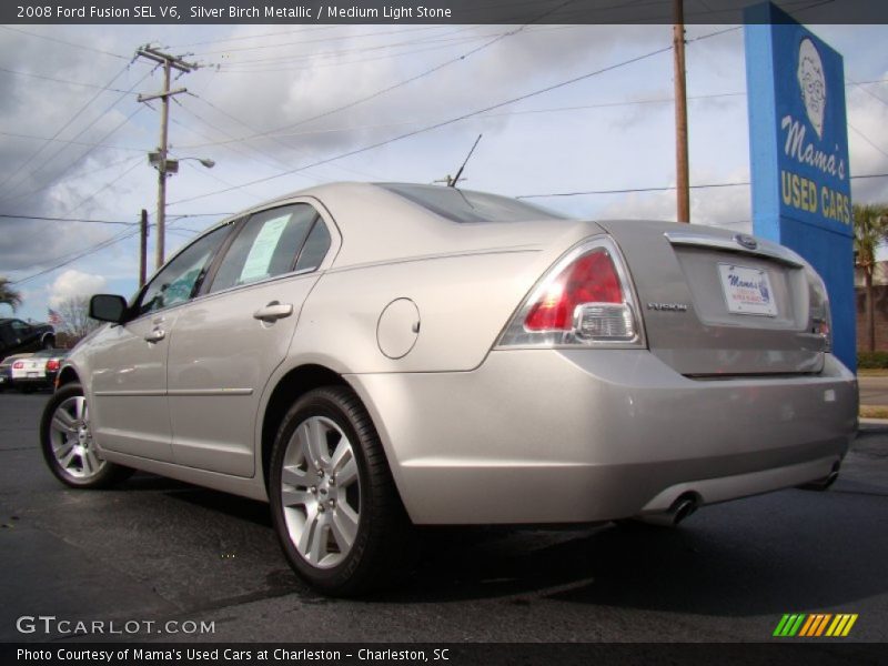 Silver Birch Metallic / Medium Light Stone 2008 Ford Fusion SEL V6