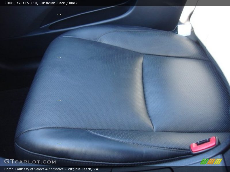 Obsidian Black / Black 2008 Lexus ES 350