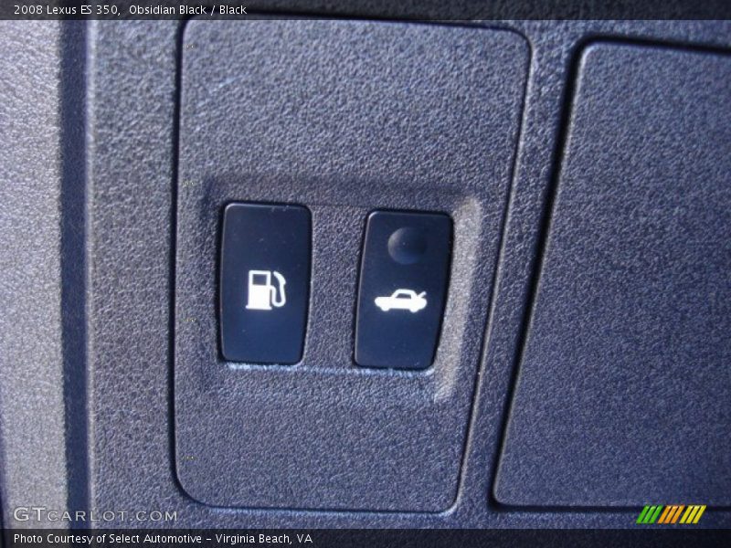 Obsidian Black / Black 2008 Lexus ES 350
