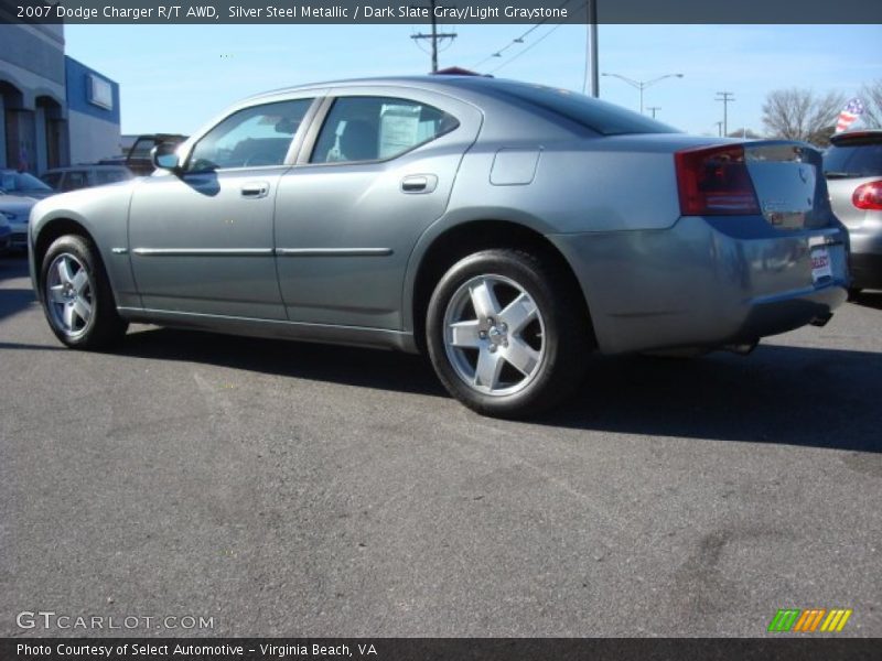 Silver Steel Metallic / Dark Slate Gray/Light Graystone 2007 Dodge Charger R/T AWD