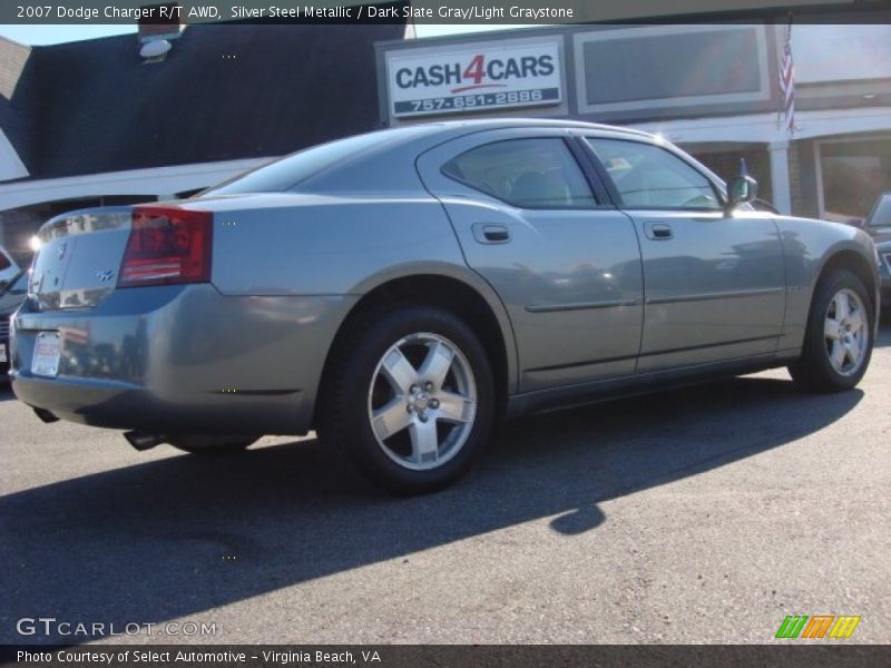 Silver Steel Metallic / Dark Slate Gray/Light Graystone 2007 Dodge Charger R/T AWD
