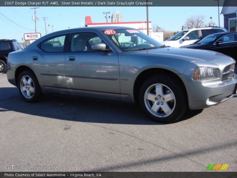 Silver Steel Metallic / Dark Slate Gray/Light Graystone 2007 Dodge Charger R/T AWD