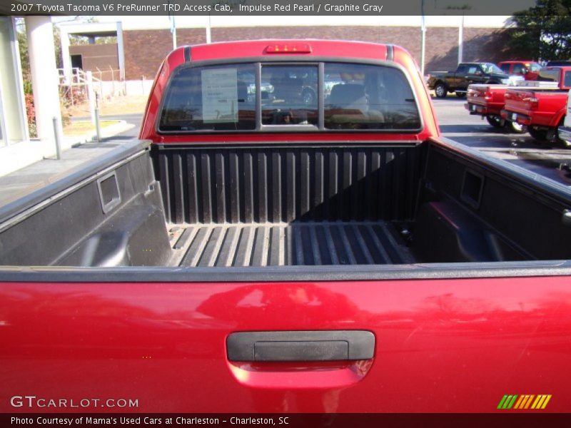 Impulse Red Pearl / Graphite Gray 2007 Toyota Tacoma V6 PreRunner TRD Access Cab