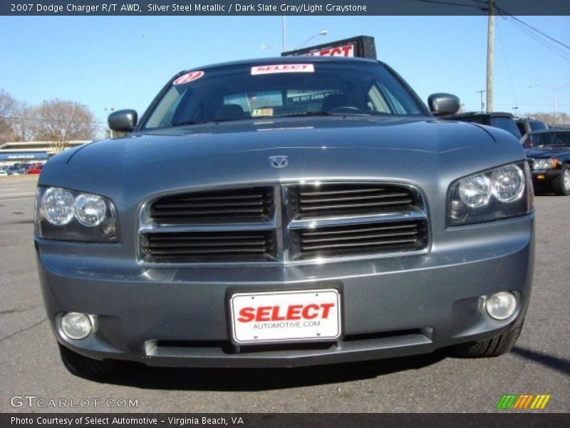 Silver Steel Metallic / Dark Slate Gray/Light Graystone 2007 Dodge Charger R/T AWD