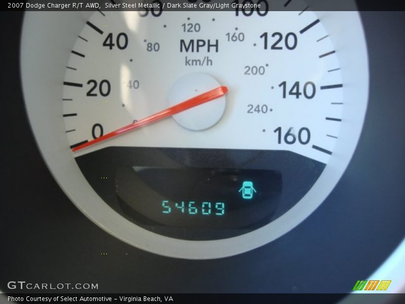 Silver Steel Metallic / Dark Slate Gray/Light Graystone 2007 Dodge Charger R/T AWD