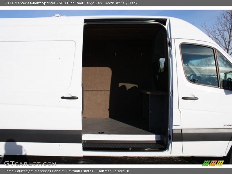 Arctic White / Black 2011 Mercedes-Benz Sprinter 2500 High Roof Cargo Van