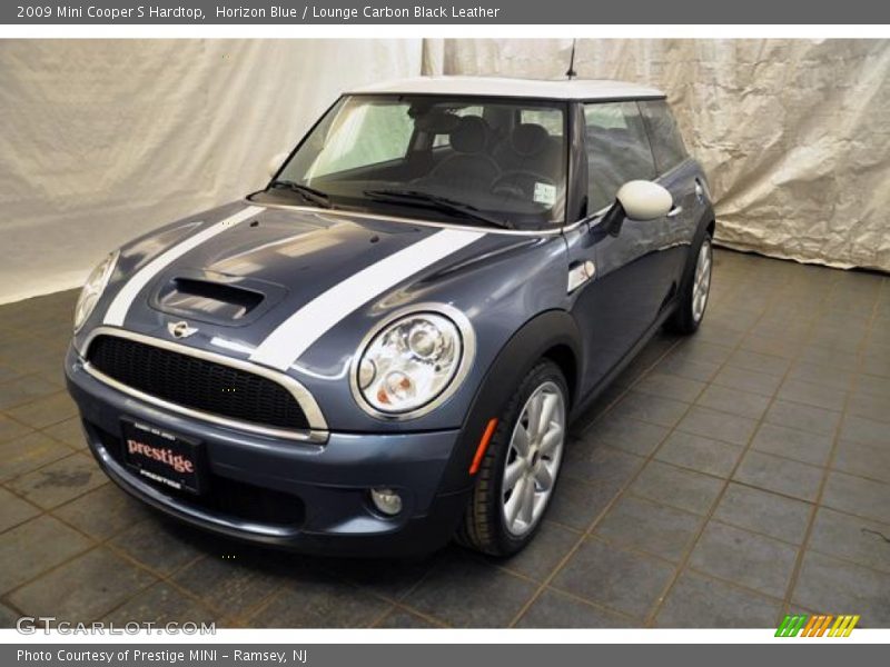 Horizon Blue / Lounge Carbon Black Leather 2009 Mini Cooper S Hardtop