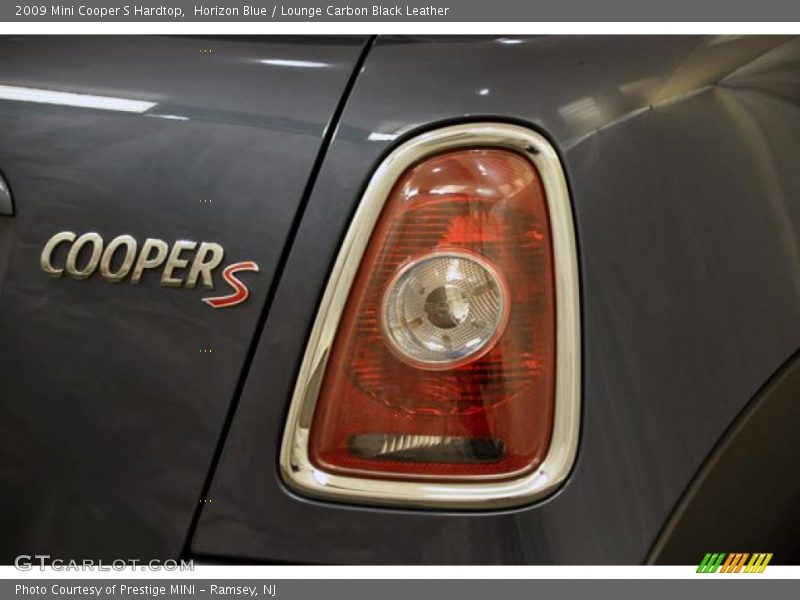 Horizon Blue / Lounge Carbon Black Leather 2009 Mini Cooper S Hardtop