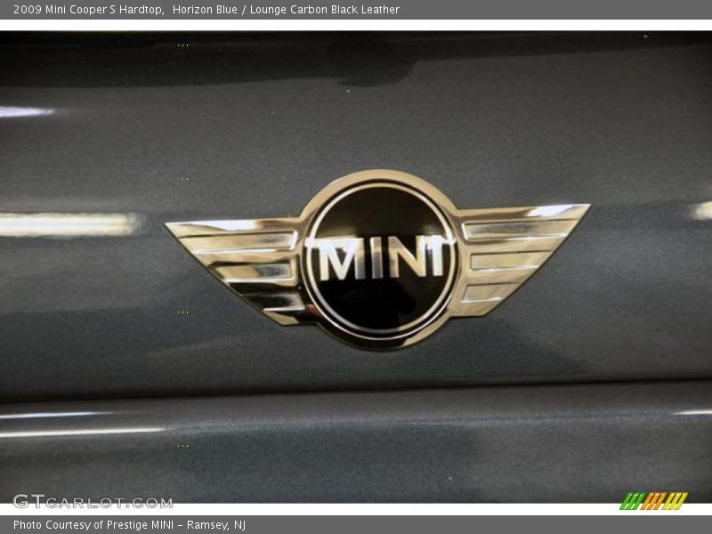 Horizon Blue / Lounge Carbon Black Leather 2009 Mini Cooper S Hardtop