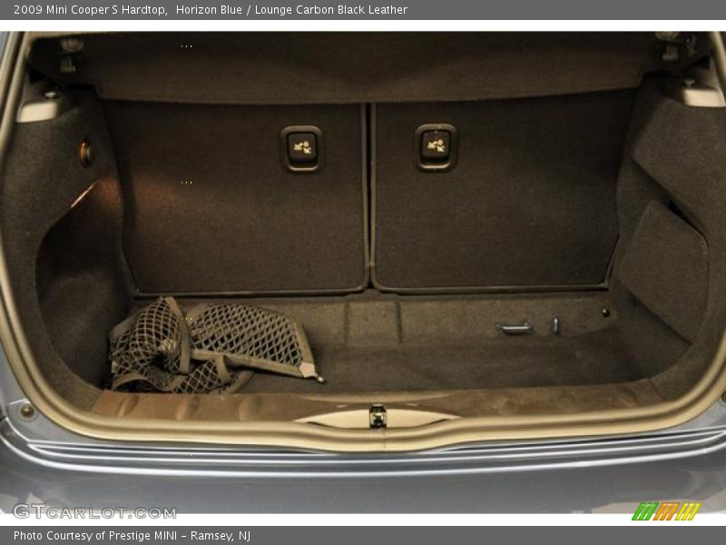 Horizon Blue / Lounge Carbon Black Leather 2009 Mini Cooper S Hardtop