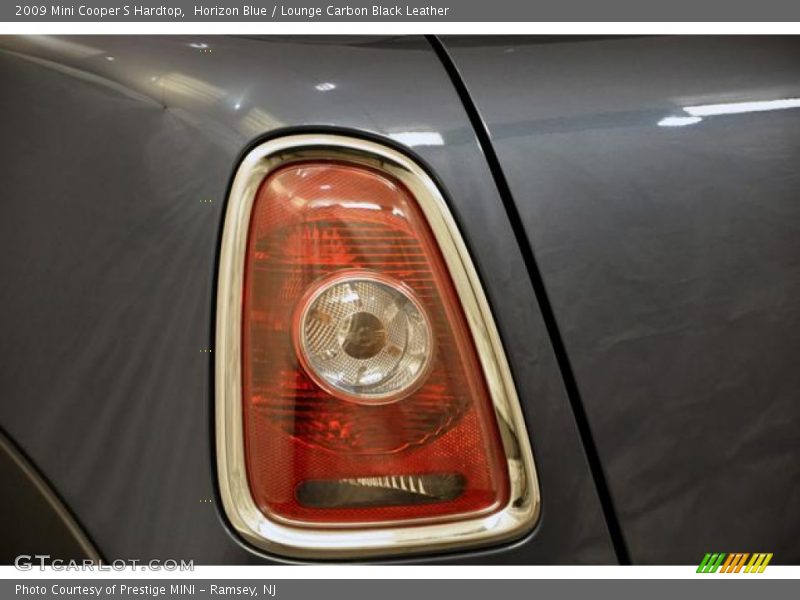 Horizon Blue / Lounge Carbon Black Leather 2009 Mini Cooper S Hardtop