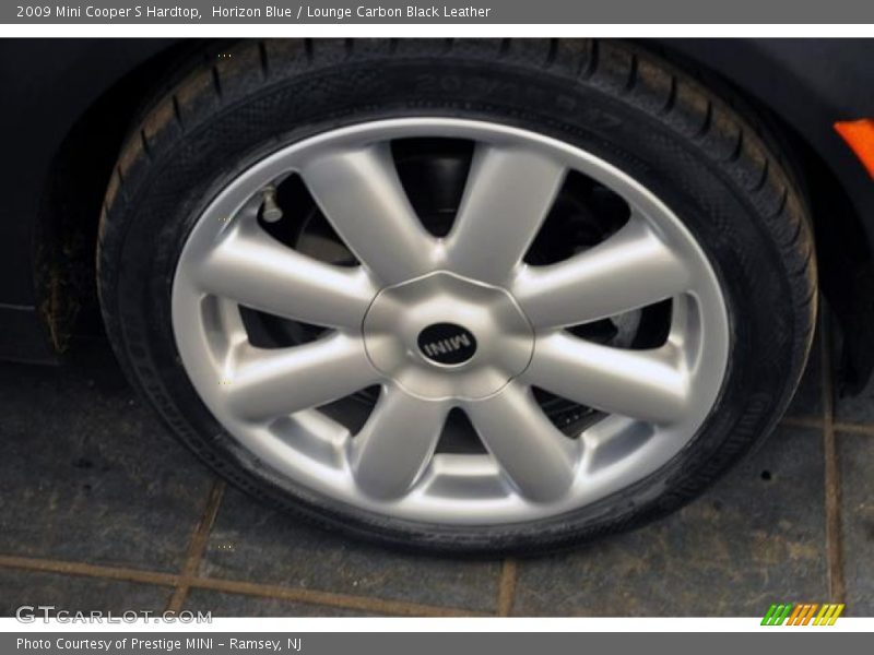 Horizon Blue / Lounge Carbon Black Leather 2009 Mini Cooper S Hardtop