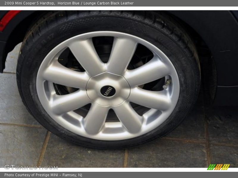 Horizon Blue / Lounge Carbon Black Leather 2009 Mini Cooper S Hardtop