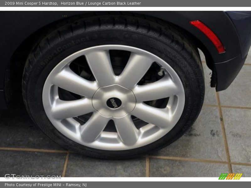 Horizon Blue / Lounge Carbon Black Leather 2009 Mini Cooper S Hardtop