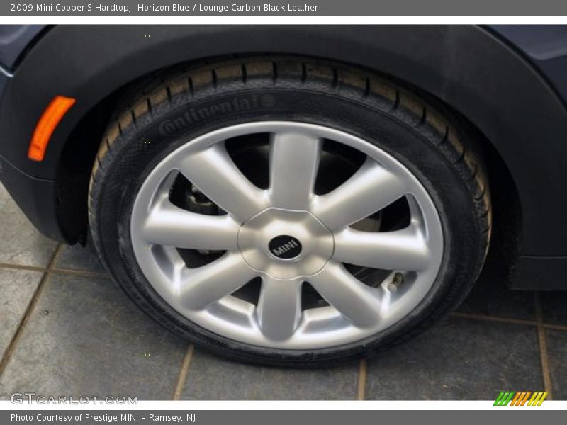 Horizon Blue / Lounge Carbon Black Leather 2009 Mini Cooper S Hardtop