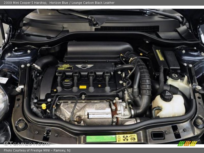 Horizon Blue / Lounge Carbon Black Leather 2009 Mini Cooper S Hardtop