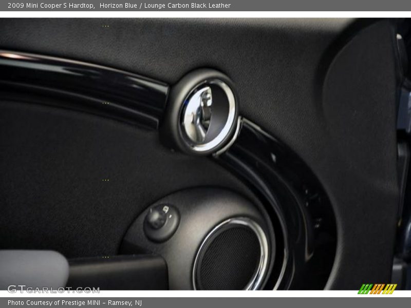 Horizon Blue / Lounge Carbon Black Leather 2009 Mini Cooper S Hardtop