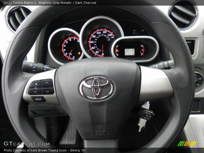 Magnetic Gray Metallic / Dark Charcoal 2011 Toyota Matrix S
