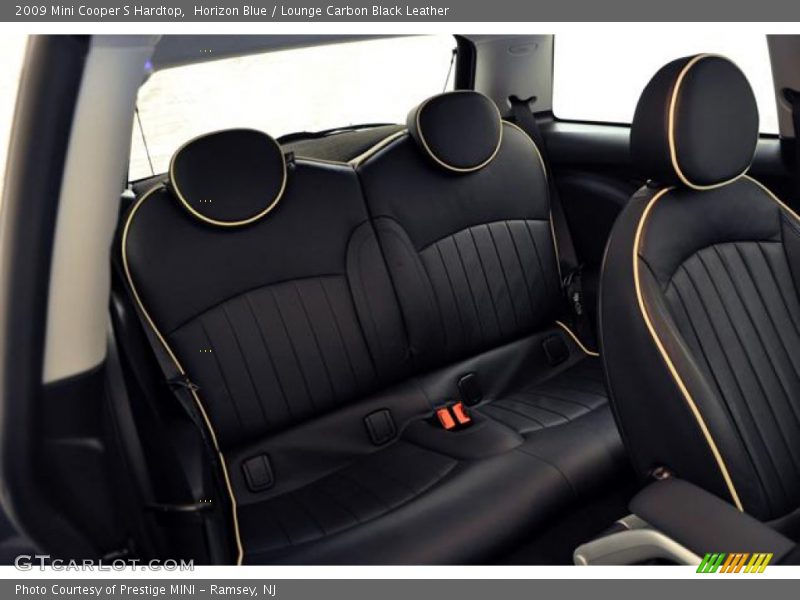 Horizon Blue / Lounge Carbon Black Leather 2009 Mini Cooper S Hardtop