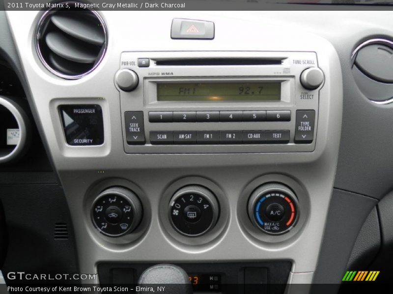 Controls of 2011 Matrix S