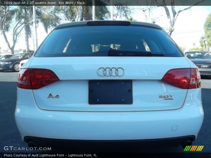 Ibis White / Black 2009 Audi A4 2.0T quattro Avant