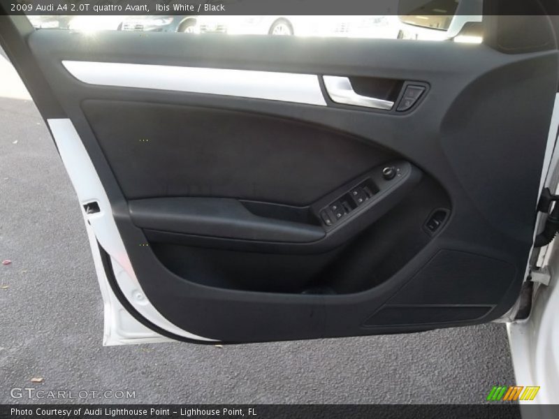 Ibis White / Black 2009 Audi A4 2.0T quattro Avant