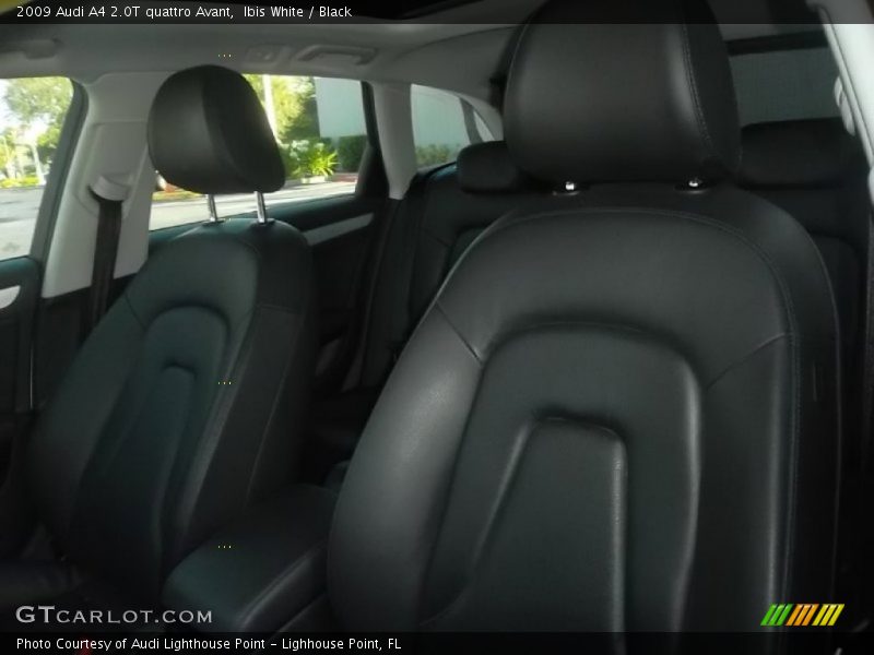 Ibis White / Black 2009 Audi A4 2.0T quattro Avant