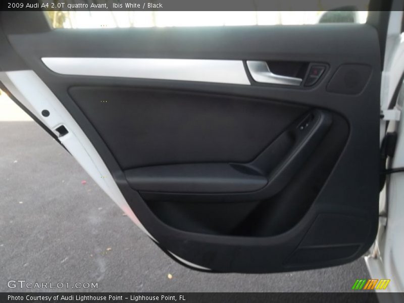 Ibis White / Black 2009 Audi A4 2.0T quattro Avant