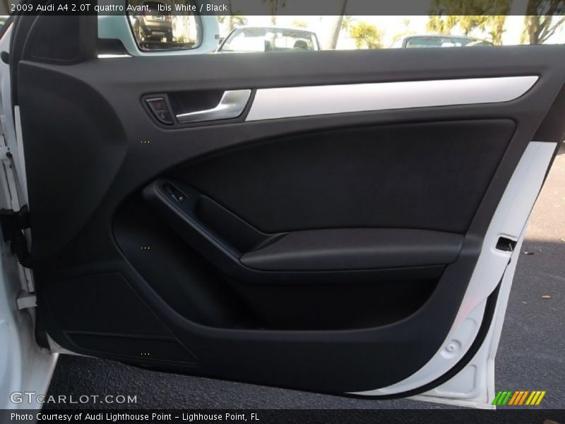 Ibis White / Black 2009 Audi A4 2.0T quattro Avant
